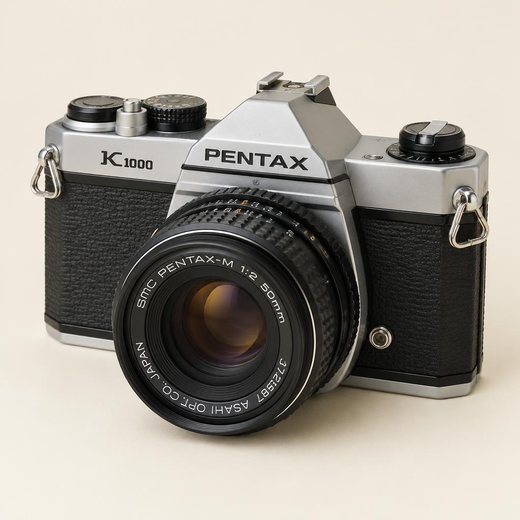 35mm Film SLR with 50mm Lens — demonstration photo